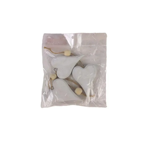 Decoration heart, 3 pcs D4092-01