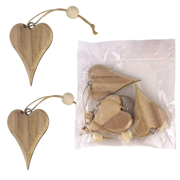 Decoration heart, 3 pcs D4092-20