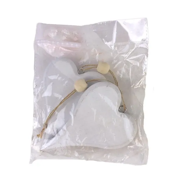 Decoration heart, 2 pcs D4094-01