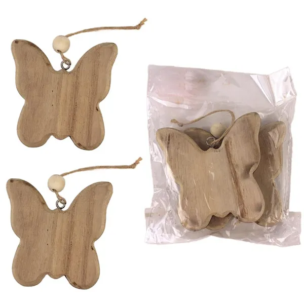 Decoration butterfly, 2 pcs D4103-20