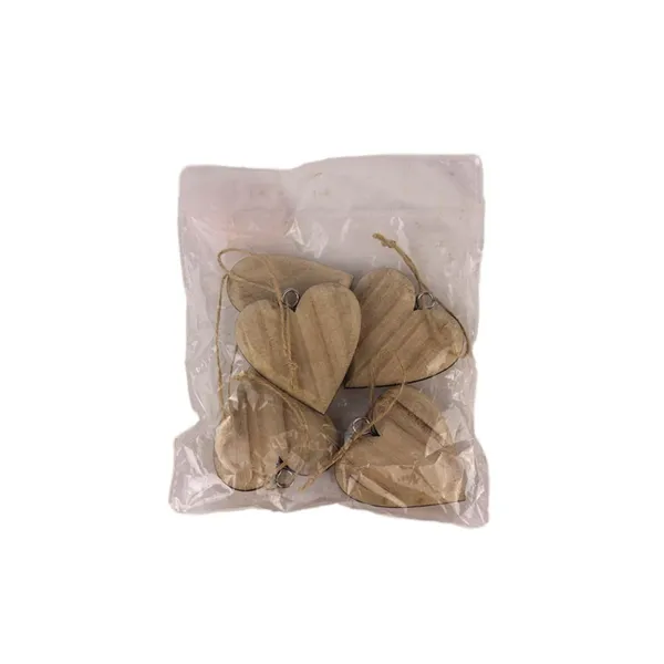 Decoration heart, 5 pcs D4105-20