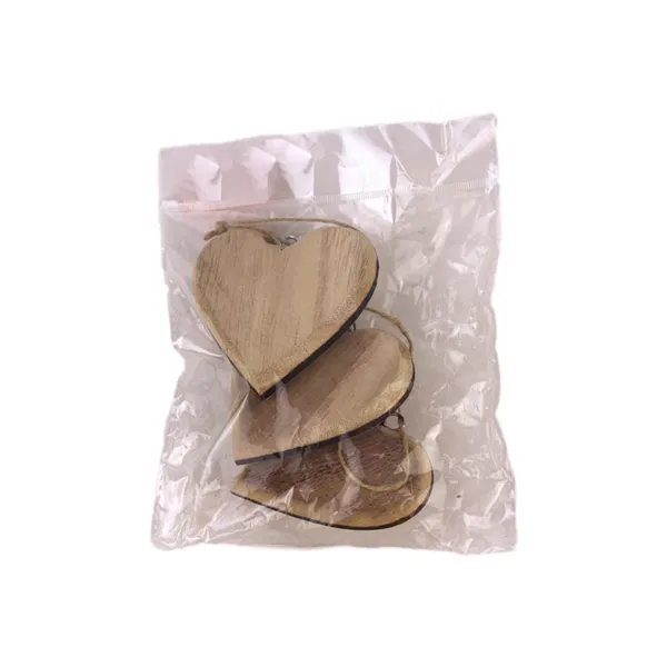 Decoration heart, 3 pcs D4106-20