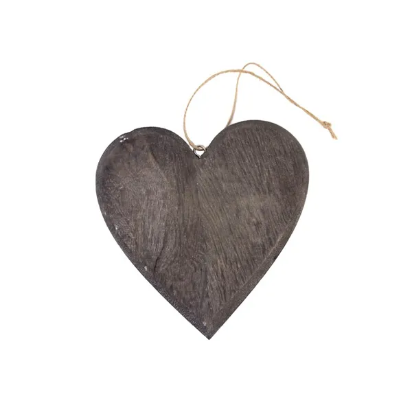 Decoration heart, 2 pcs D4108-21