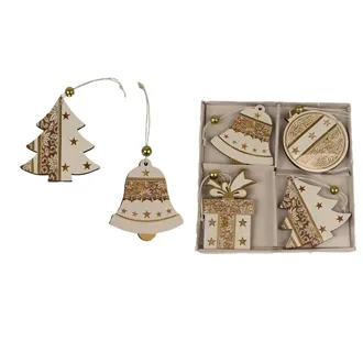 Decoration for hanging, 4 pcs D4245 