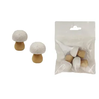 Decorative mushroom, 3 pcs D4579-28