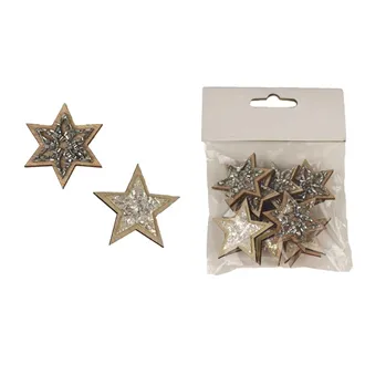 Adhesive stars, 12 pcs D4610