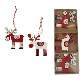 Reindeer for hanging, 3 pcs D4648