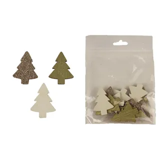 Decorative trees, 12 pcs D4671