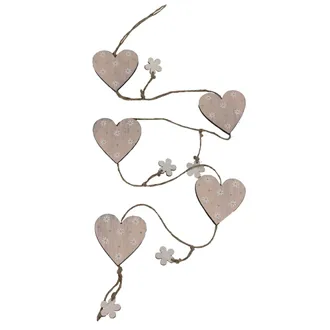 Garland with hearts D4777