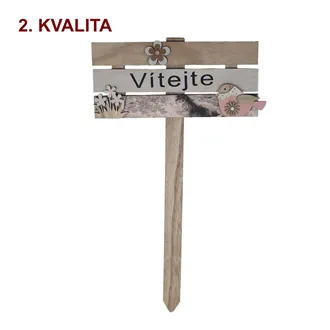 Sign - VÍTEJTE 2. quality D4857