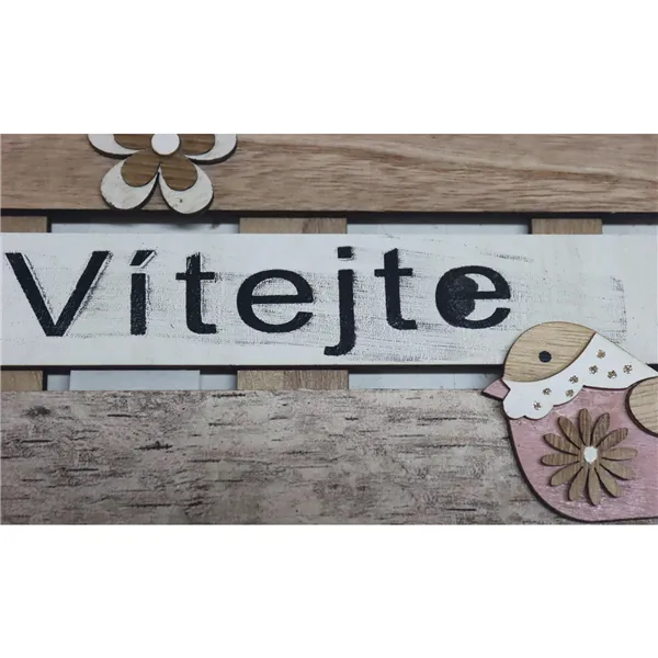 Sign - VÍTEJTE 2. quality D4857