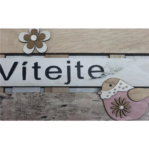 Sign - VÍTEJTE 2. quality D4857