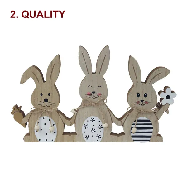 Decoration hares D5060 2. quality