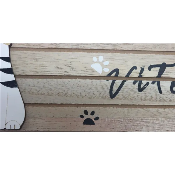 Sign with cat - Vítejte, 2. quality D5070