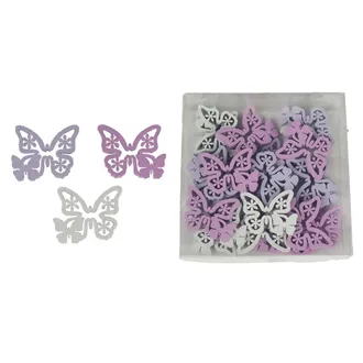 Decorative butterflies, 24 pcs D5224