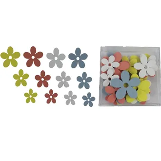 Decorative flowers, 24 pcs D5240