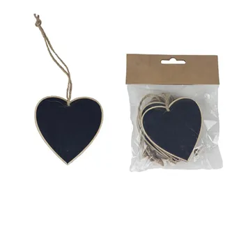 Heart for hanging, 6 pcs D5280