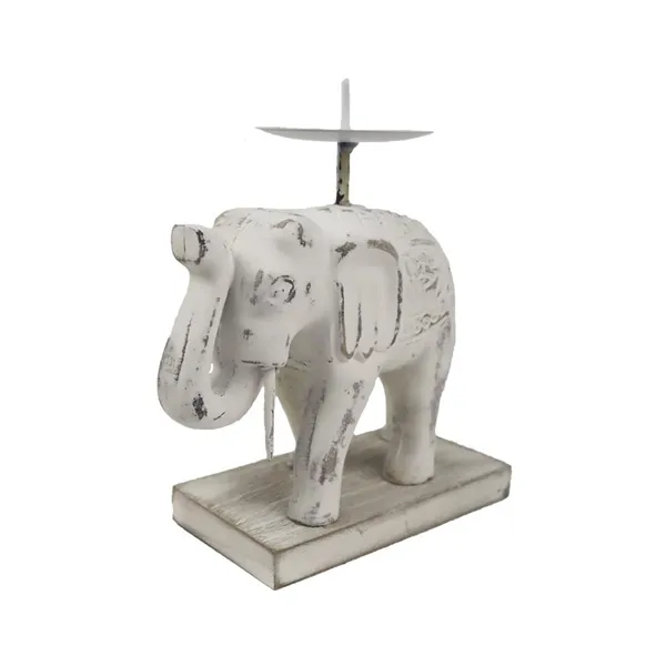 Decorative candle holder elephant D5364