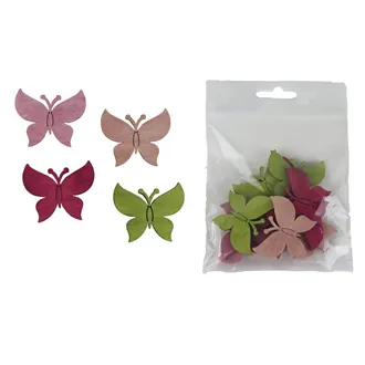 Decorative butterflies, 12 pcs D5452