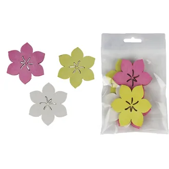 Decorative flowers, 6 pcs D5457