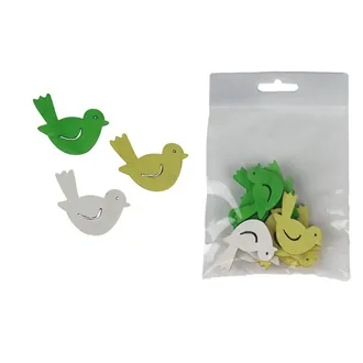 Decorative birds, 12 pcs D5470