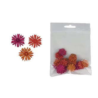 Decorative flowers, 24 pcs D5483