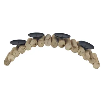 Decorative candlestick for 4 candles D5604
