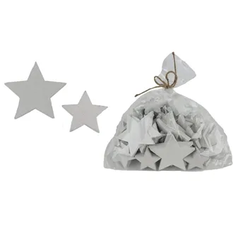 Decorative star, 48 pcs D5722-01