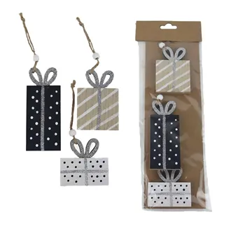 Gift decoration, 3 pcs D5799