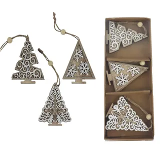 Tree for hanging, 3 pcs D5826