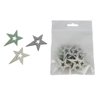 Decorative star, 12 pcs D5866