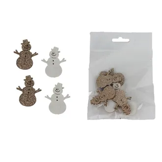 Decorative snowman, 8 pcs D5881