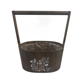 Planter with plastic lining D5967/V