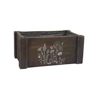 Planter with plastic lining D5968/M