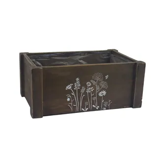 Planter with plastic lining D5968/S