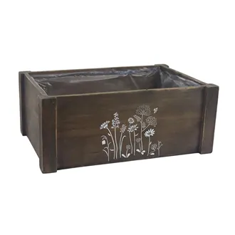 Planter with plastic lining D5968/V