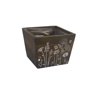 Decorative planter with plastic lining D5969/1
