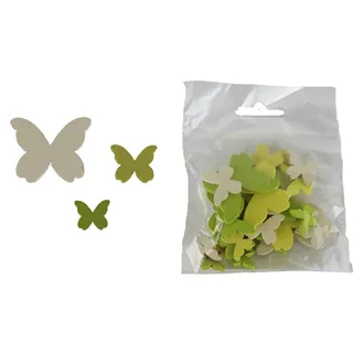 Decoration butterfly, 24 pcs D6034