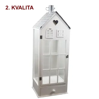 Wooden lantern large 2nd quality D6035/V