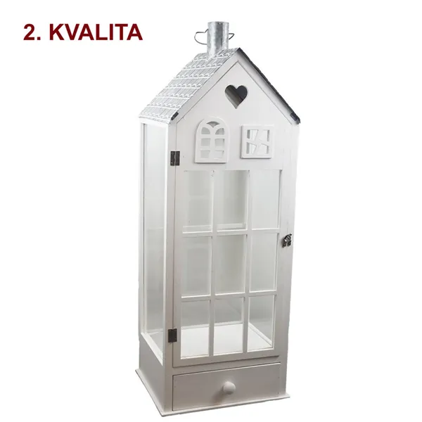 Wooden lantern large 2nd quality D6035/V