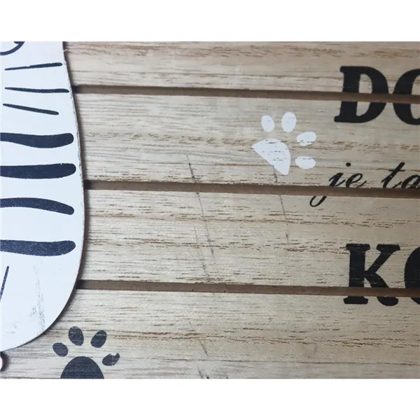 Decorative sign with a cat 2nd quality D6076B