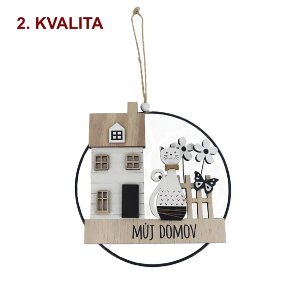 Decoration for hanging MŮJ DOMOV D6078