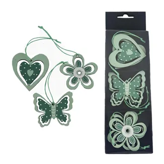 Hanging decoration, 6 pcs D6100