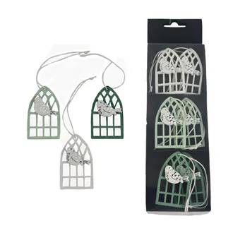 Spring hanging decoration, 6 pcs D6104