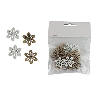 Decoration flower, 24 pcs D6129