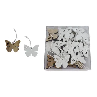 Decoration butterfly, 24 pcs D6135