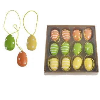 Decorative Eggs, 12 pcs D6148