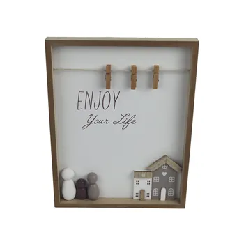 Photo frame with pegs D6197