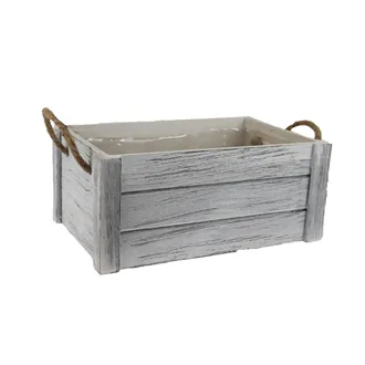 Wooden box with plastic lining, large D6221/V