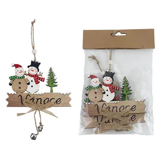 Christmas decorations for hanging, 2 pcs D6309